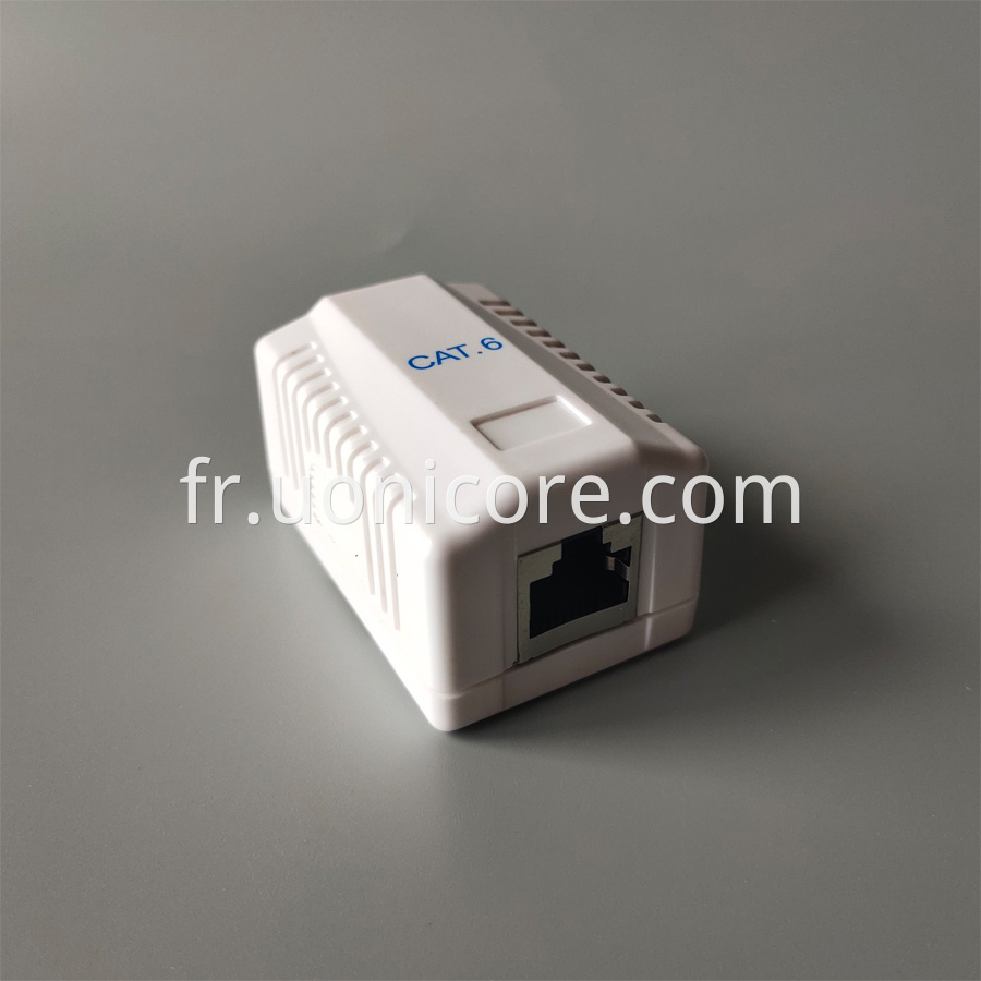 cat6 shielded surface mount box